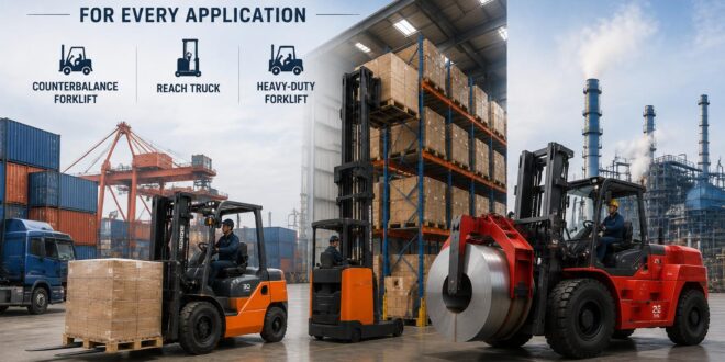 Types of Forklifts Explained: Complete Guide to Different Forklift Types